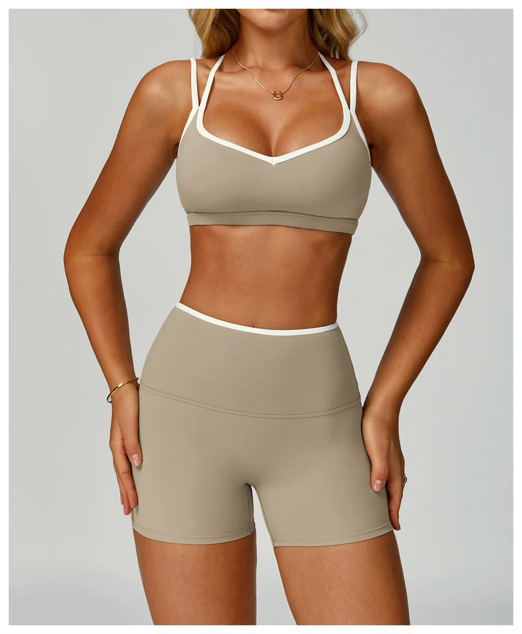 Layered Bra + Shorts Airlift Set