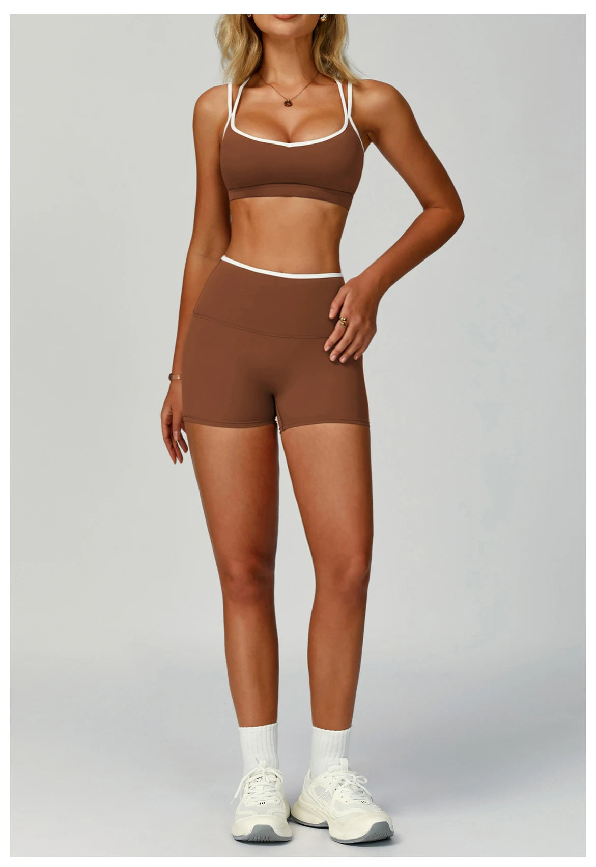 Layered Bra + Shorts Airlift Set