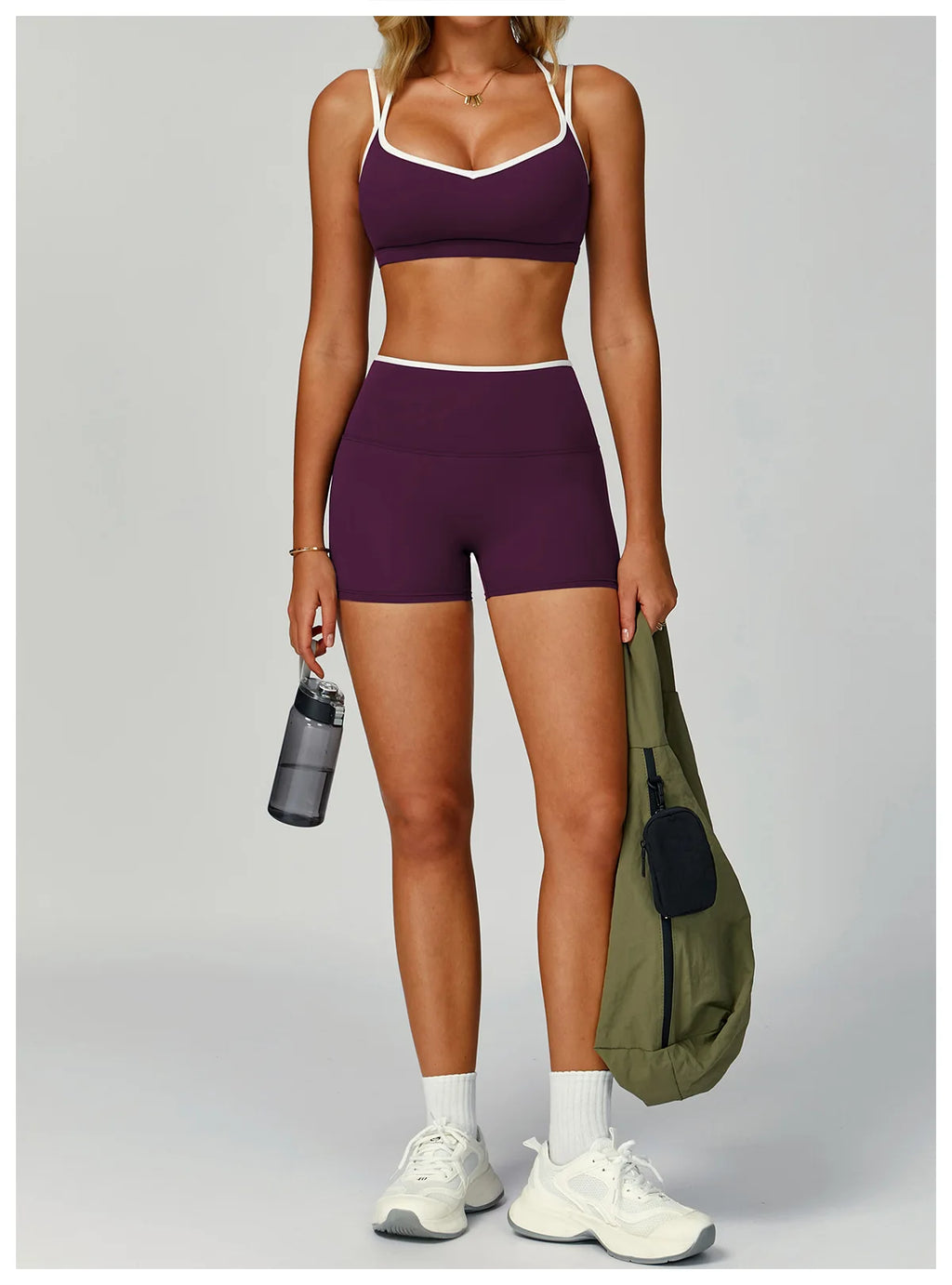 Layered Bra + Shorts Airlift Set