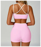 Layered Bra + Shorts Airlift Set
