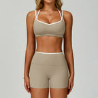 Layered Bra + Shorts Airlift Set