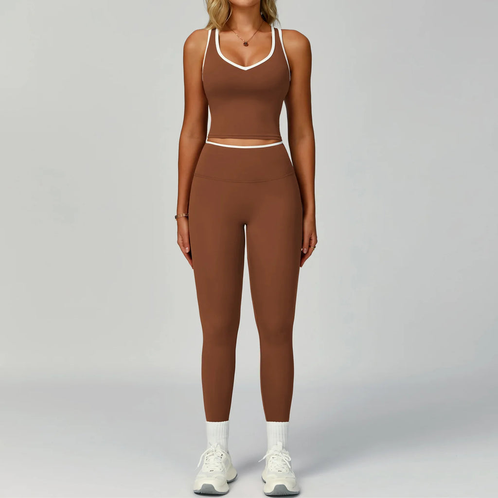 Layered Tank + Leggings Airlift Set