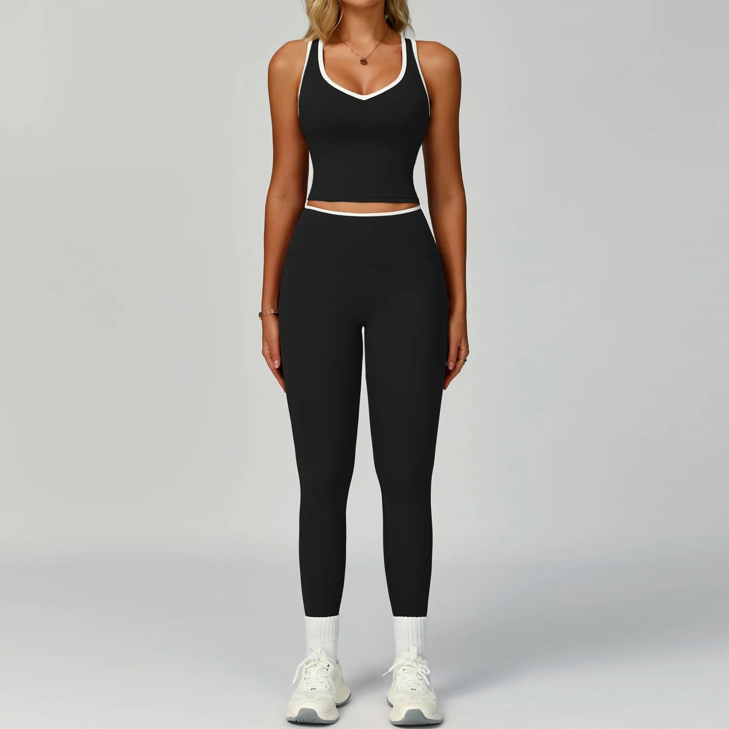 Layered Tank + Leggings Airlift Set