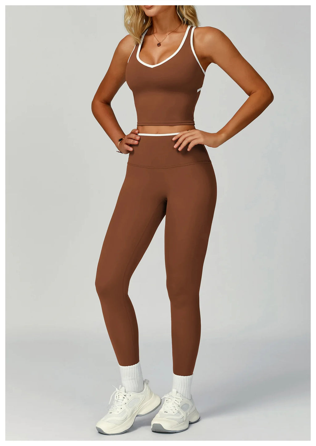 Layered Tank + Leggings Airlift Set